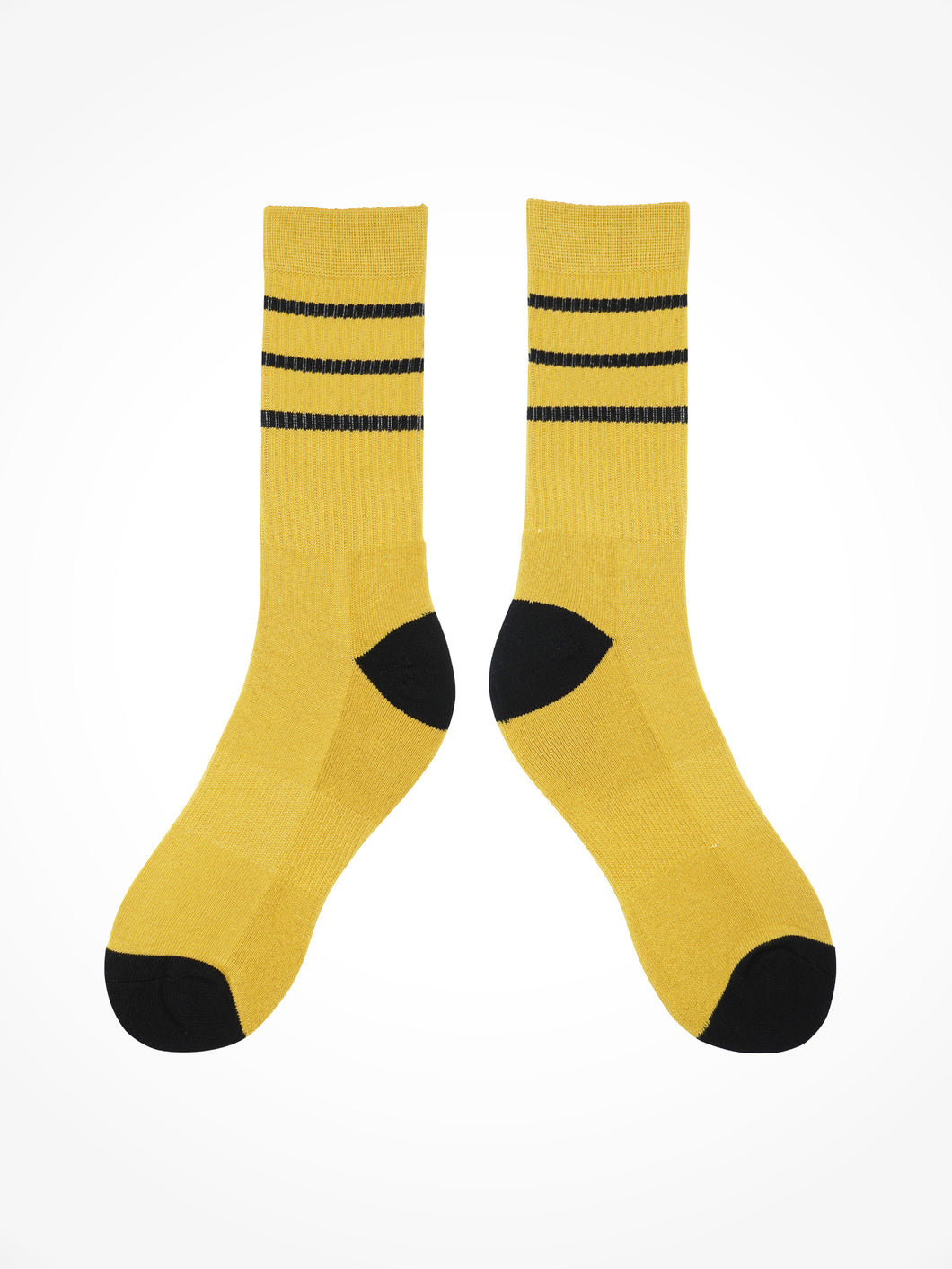 Yellow and Black Old School Socks