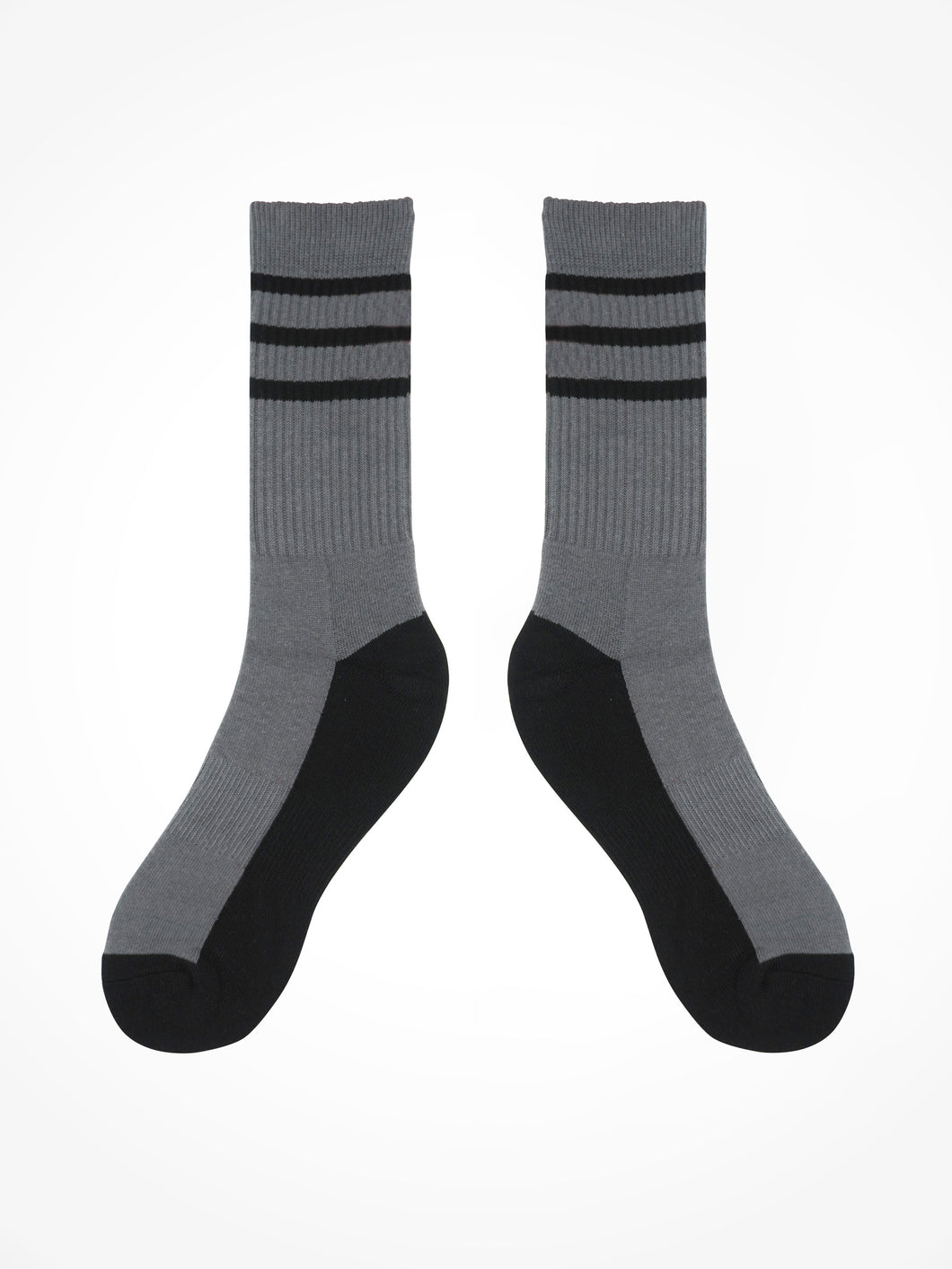 Grey and Black Socks